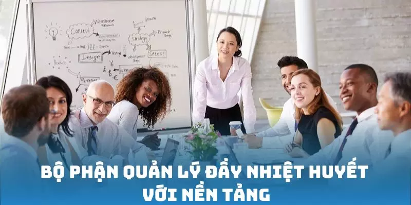 Bộ phận quản lý đầy nhiệt huyết với nền tảng